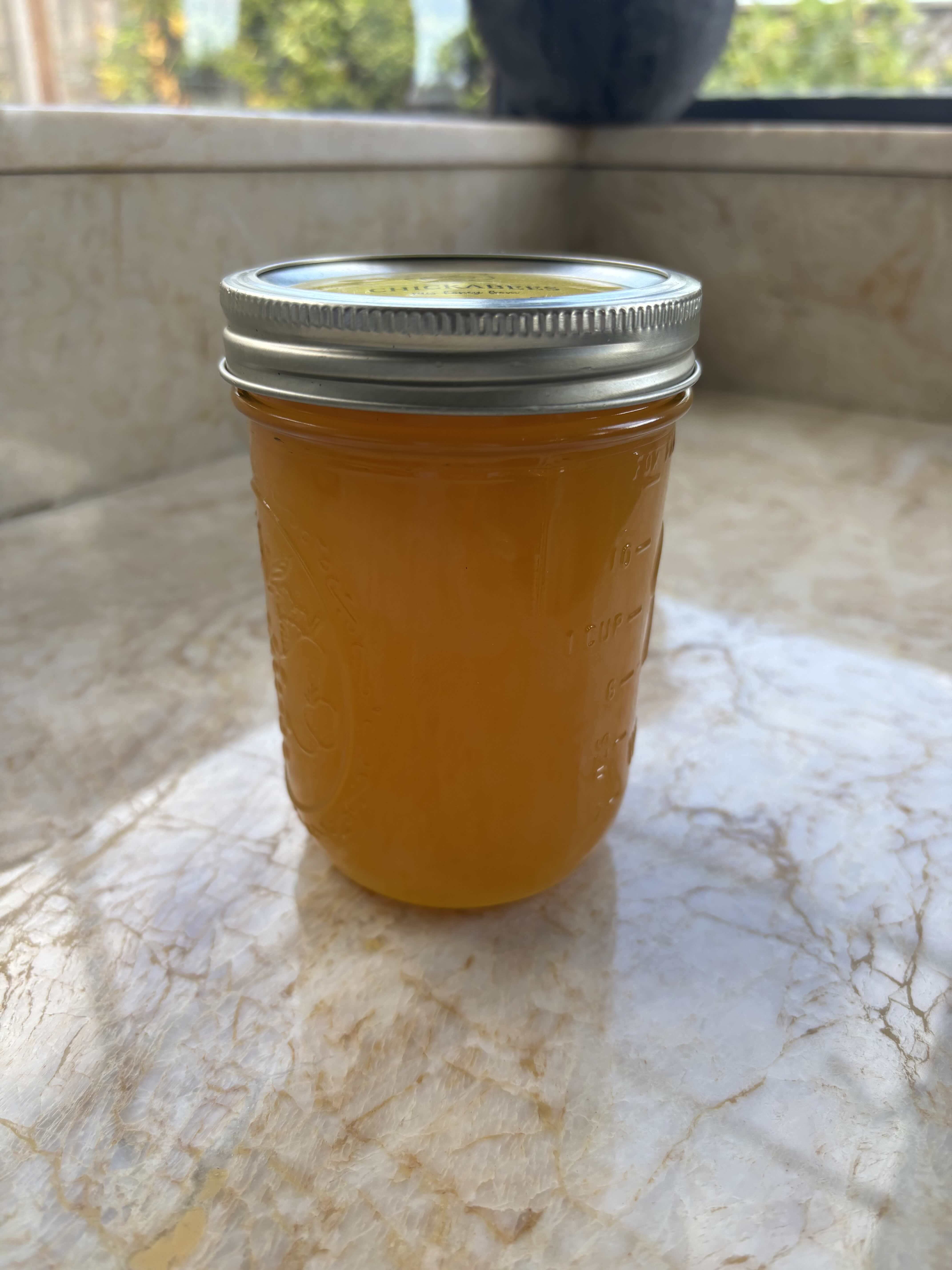 Raw Oakland Honey in glass jars
